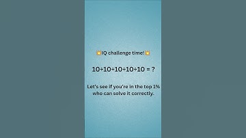 Only 1% Can Solve This IQ Challenge! #easymathtricks #maths #easylearning #mathshorts #challenge