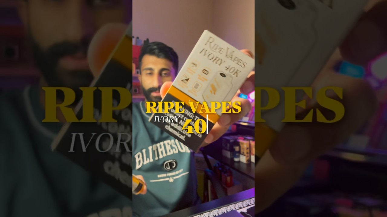 رايب فيب 40 الف سحبه - ripe vapes 40K ivory