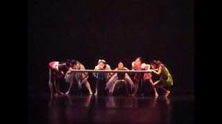 - our really creepy modern dance performed for school's recital. i'm
the one that flips over table at end :)