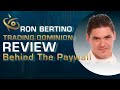 Ron bertino review   my real experience behind the trading dominion paywall