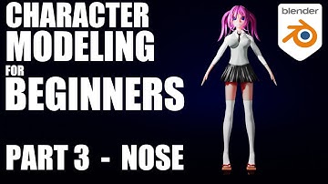 Blender Tutorial — Character Modeling Part 03 [Nose & Cheeks]
