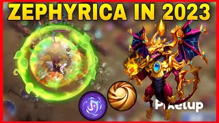 Zephyrica with new hero LUMIGLADE SHIELD  | Castle Clash Zephyrica in 2023