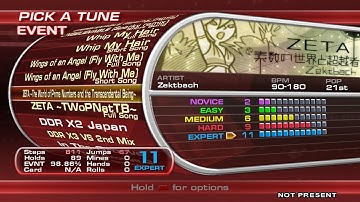 ITG - ZETA~The World of Prime Numbers and the Transcendal Being~ Expert/CSP 98.86% 54ex FEC [DDR X2]