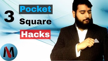Pocket Square keeps Falling:3 Pocket Square Hacks