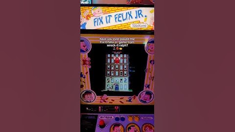 🕹️Found the actual Fix-It Felix Jr. game! 🧱📍 Neon Retro Arcade – Pasadena🚦