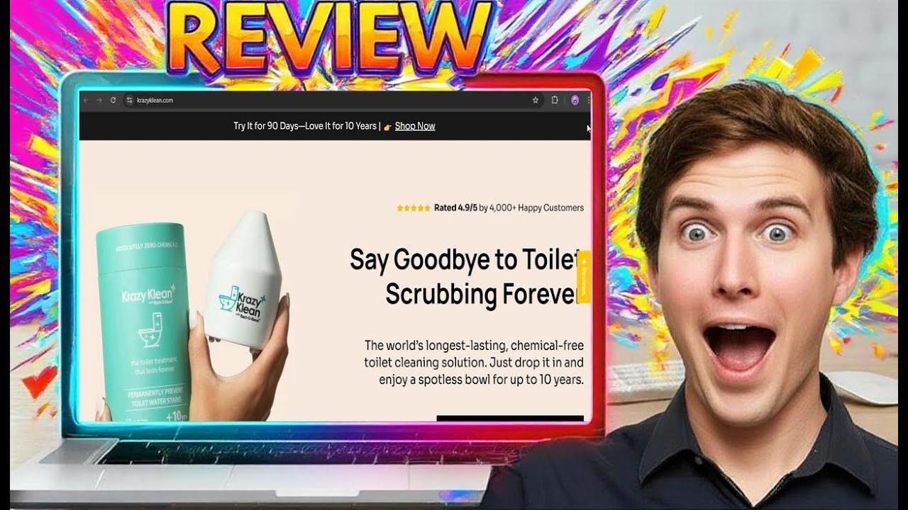 Обзор автоматического очистителя для туалетов Krazy Klean 2026 | Krazyklean.com — это правда или ...