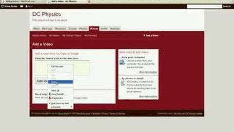 Embed a Video on Ning