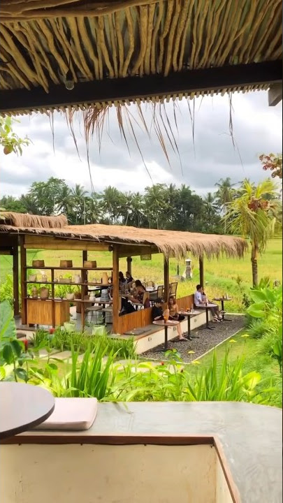 Cafe tepi sawah di Ubud 🌾 📍Huma Cafe