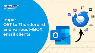 Import OST to Thunderbird and various MBOX email clients