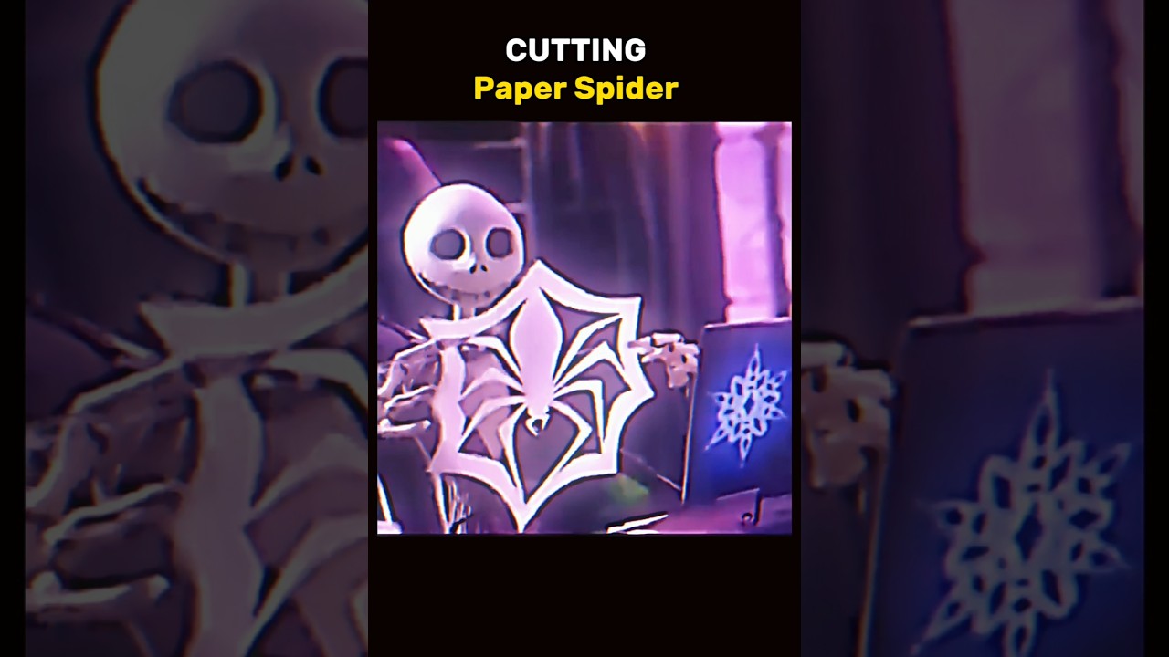 Unbelievable Paper Spider Cutting Trick! 🔥🕷️ #shorts #funny