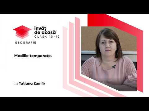 Geografia;cl.X-a, "Mediile temperate"