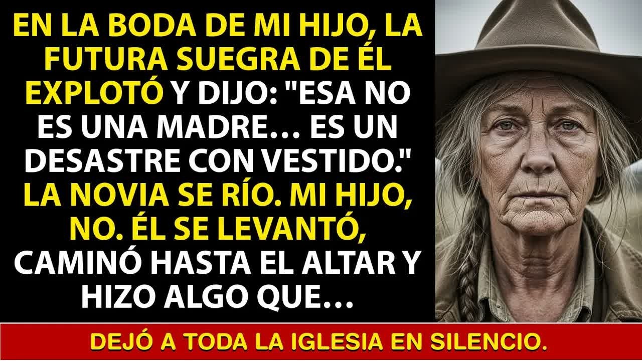 En La Boda De Mi Hijo, La Madre De La Novia Me Señaló Y Soltó： “Eso No Es Una Madre… Es Una…”