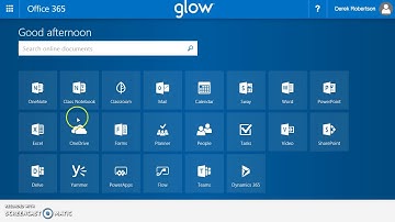 Adding the O365 tile to your Glow Launchpad