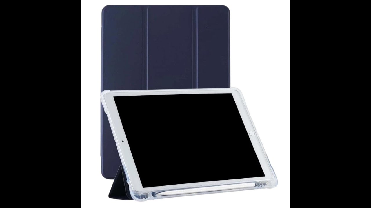 Capa Smart para iPad 9 8 7 Geração 10.2 Traseira de Silicone Tpu