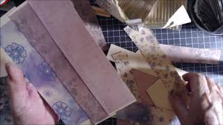 Bust my Stash #12 Making trash new ephemera for Journals