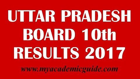 UP Board 10th Results 2017- Steps to Check/ Download