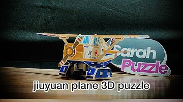 Jiuyuan Plane 3D Puzzle: Intricate and Realistic Aircraft Model Kit