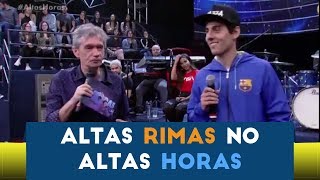 Fabio Brazza no Altas Horas - 2 Rimas de Improviso (Completo)