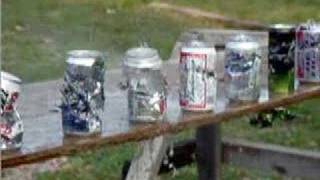 Strafer Mkii Firing .177 Steel Bbs At Aluminum Cans