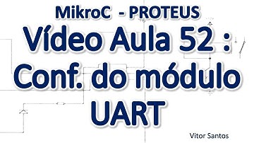 Programação Em C (MikroC) p/ uC PIC (Em Português) MiniCurso Aula 52 - Conf. UART