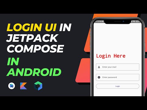 How to create login screen in Jetpack compose | Login UI Jetpack compose | Login Screen in android