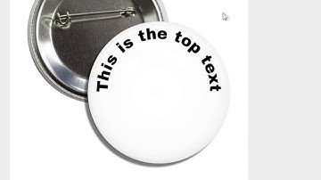 Adding Arched Text When Creating Custom Buttons Online
