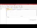 How to Create a Table using Table Design in MS Access - Office 365
