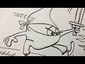 Draw Cartoons with Dave McDonald: Day #9 "Ninja Pork Chop"