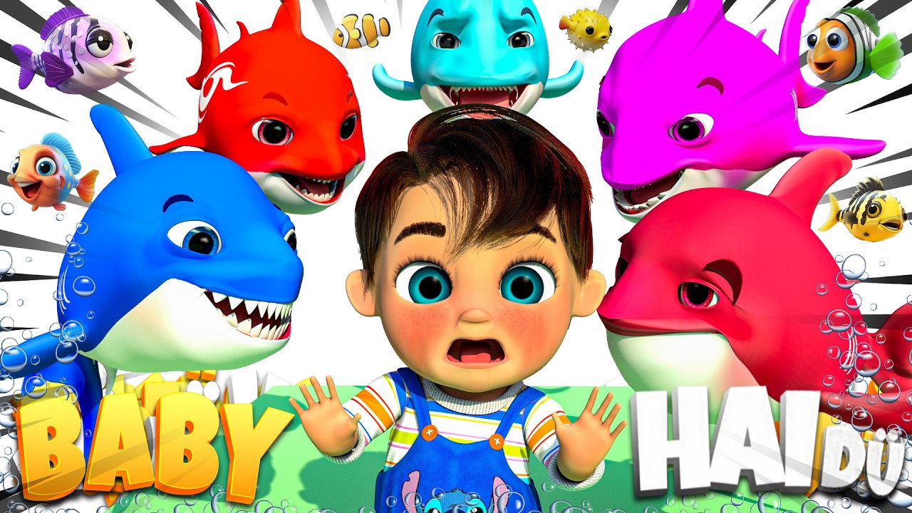 Baby Hai sagt Guten Morgen | Kinderreime für Kinder | Super Luca Deutsch #kinderlieder
