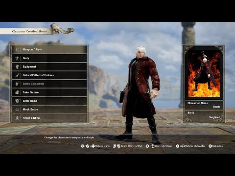 Dmc4 Devil Trigger Dante made in Soulcalibur 6 : r/DevilMayCry