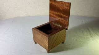 花のワルツ Nidec Sankyo 18弁オルゴール in イタリー製インレイケース