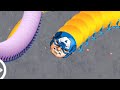 🐍🐍🐍🐍Wormshego.Crazy Worm Hero Fun Game #0039