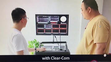 Professional broadcast intercom system