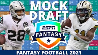 2021 Fantasy Football Mock Draft - PPR - 10 Team