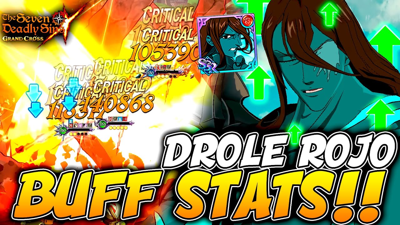 ✅DROLE ROJO GIGANTES +69% STATS BASICAS✅ en PVP - 7DS GRAND CROSS