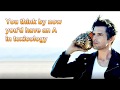 The Killers - Run For Cover (Lyrics)