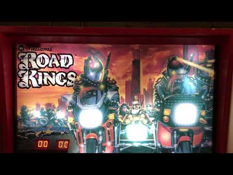 Road Kings Pinball Machine Backglass Translite Playfield Quick Look Williams Pinball