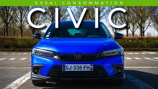 HONDA CIVIC E:HEV  sa VRAIE CONSOMMATION ! #EC3