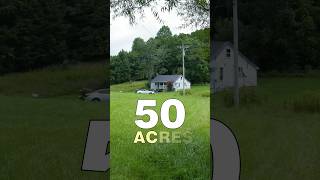 50 acres! Farmhouse, 2 ponds, creek, wildlife. $130,000 #realestate #countryestate #forsale Resimi