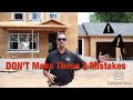 Planning a Custom Home - DON'T MAKE THESE 2 MISTAKES -