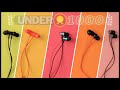 Top 5 Best Wired Earphones Under 1000 | best budget earphones 2021