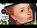 How To Draw A Face (Portrait) • Procreate Tutorial • Foolproof Method!