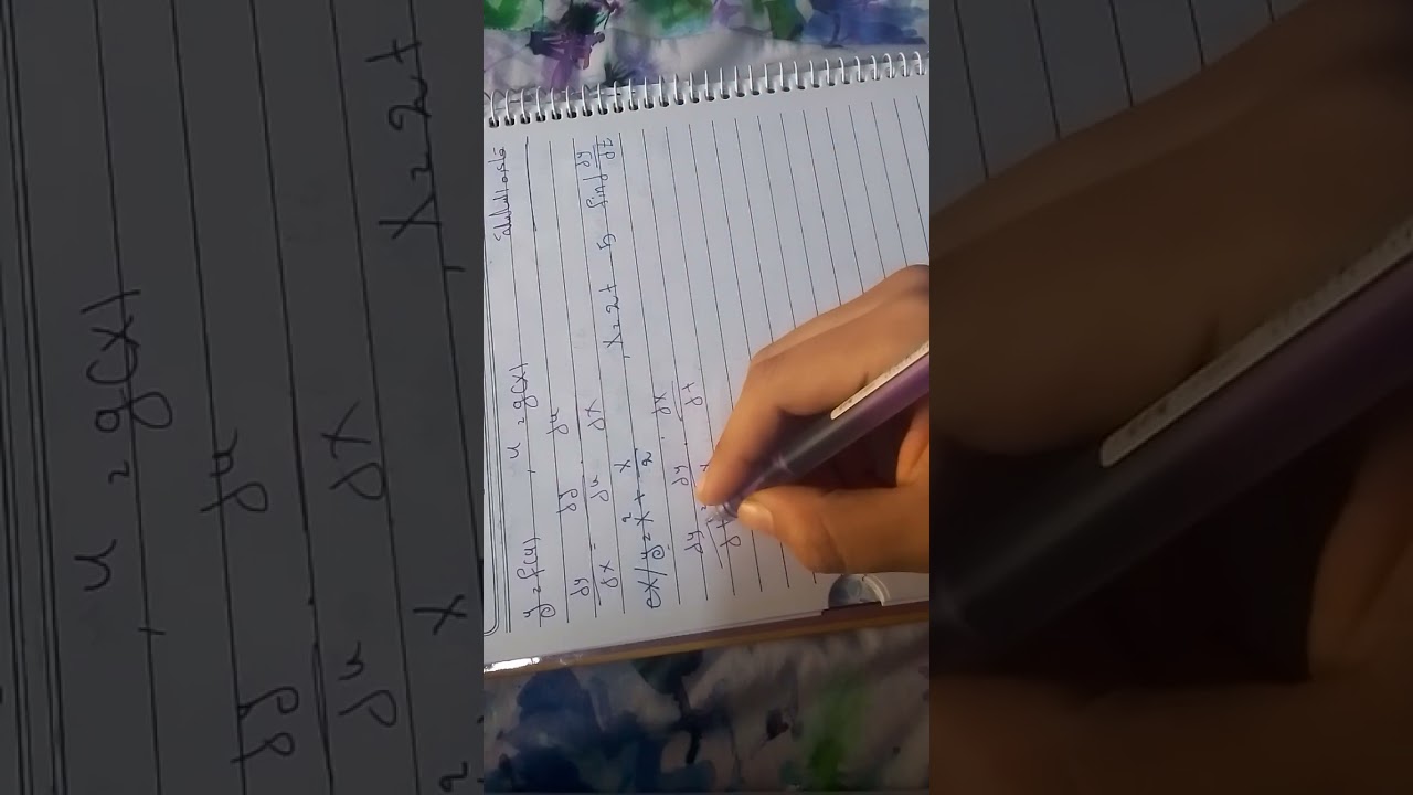 حل قاعده سلسله //تفاضل // مرحلى اولى 🙂