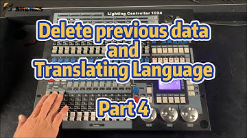 Using the 1024 Lighting Console Part 4