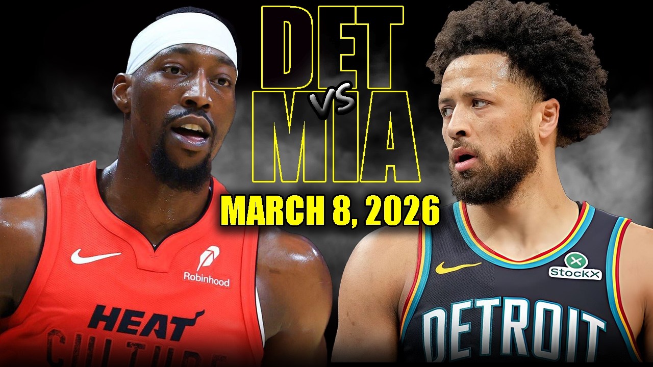Detroit Pistons vs Miami Heat Full Game Highlights – March 8, 2026 | NBA Season