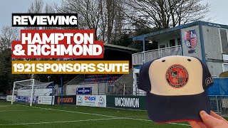 Reviewing Hampton & Richmond Borough FC hospitality ⚽️