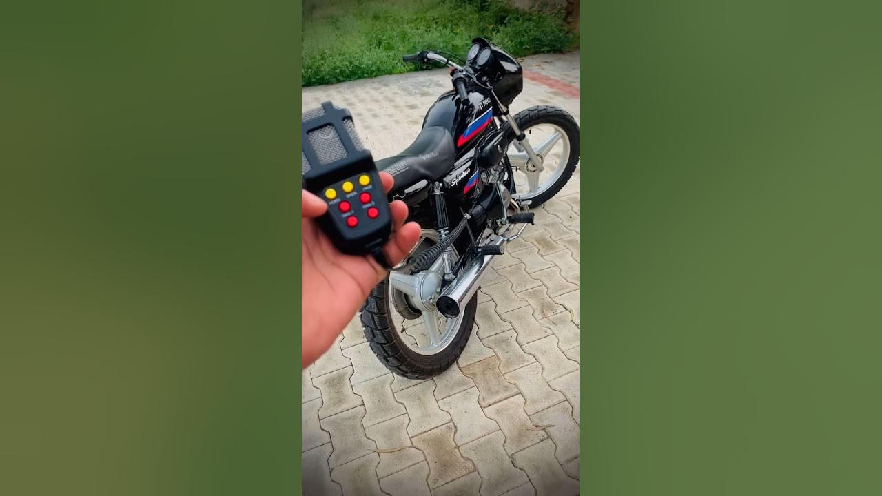 Remote control for splendor bike #automobile #splendor #modified #trending #viral #shorts Remote control for splendor bike #automobile #splendor #modified #trending #viral #shorts