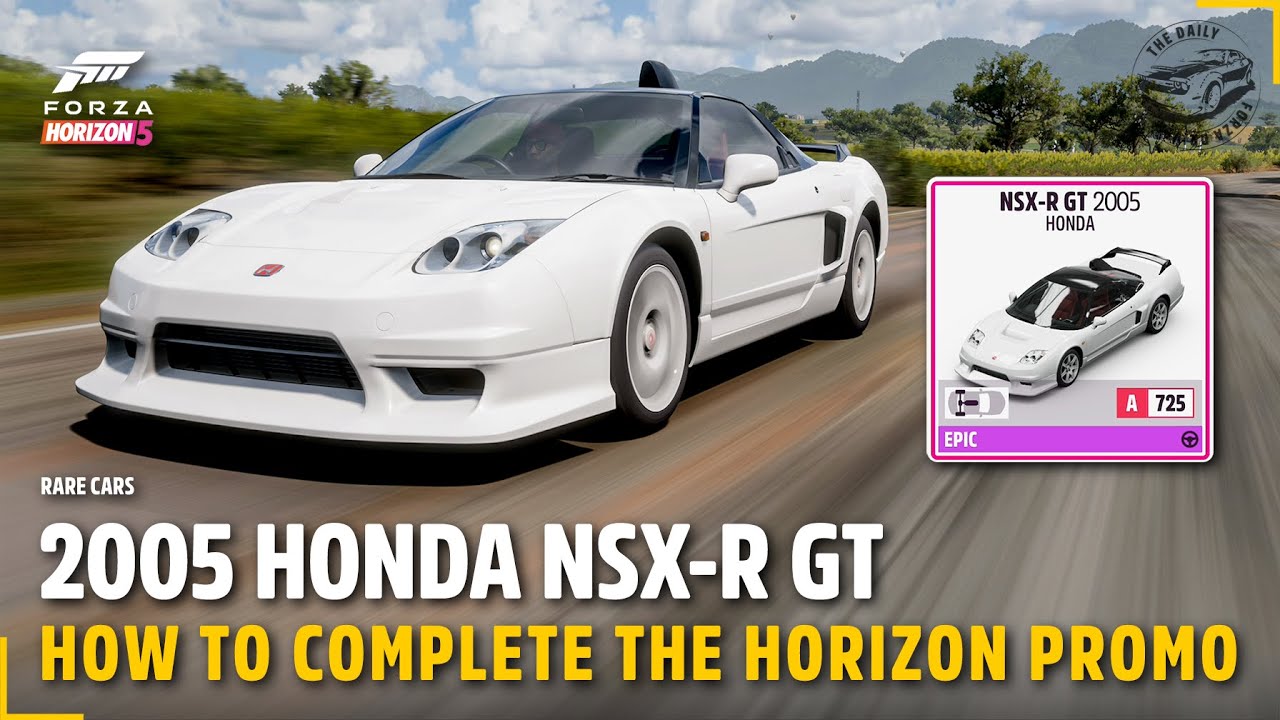 2005 HONDA NSX R GT How To Complete The Horizon Promo Photo Forza 2005-honda-nsx-r-gt-how-to-complete-the-horizon-promo-photo-forza