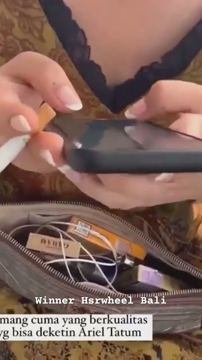 Ariel Tatum Rokok nya gudang garam filter gaes