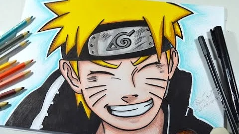 Como Como desenhar Naruto Uzumaki?